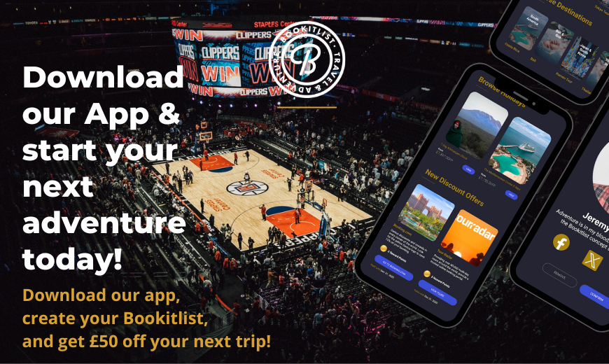 Download our App create your Bookitlist and get 50 off your first adventure