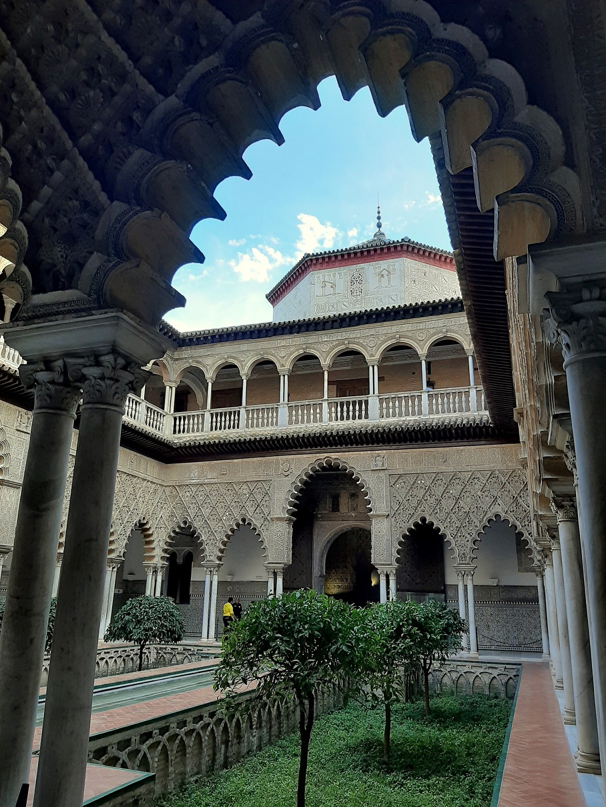 Patio of the Maidens Seville Alcazar Glimpses of the World